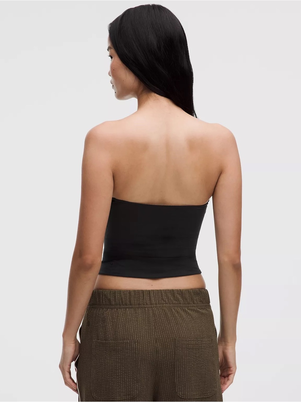 Wundermost Ultra-Soft Nulu Tube Top Black - Picture 2 of 10